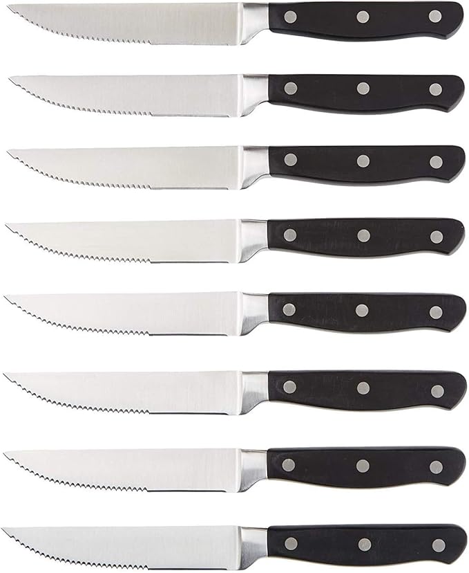 8-Piece Kitchen Steak Knife Set, 4.5