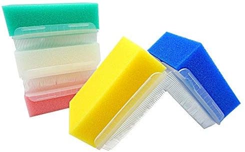 OT Sensory Brush - Sensory Processing Disorder & Autism Therapy Brush Sponge Brushes 5 Colors (Box of 5)